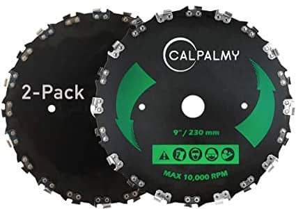 CALPALMY Chainsaw Tooth Brush Blades