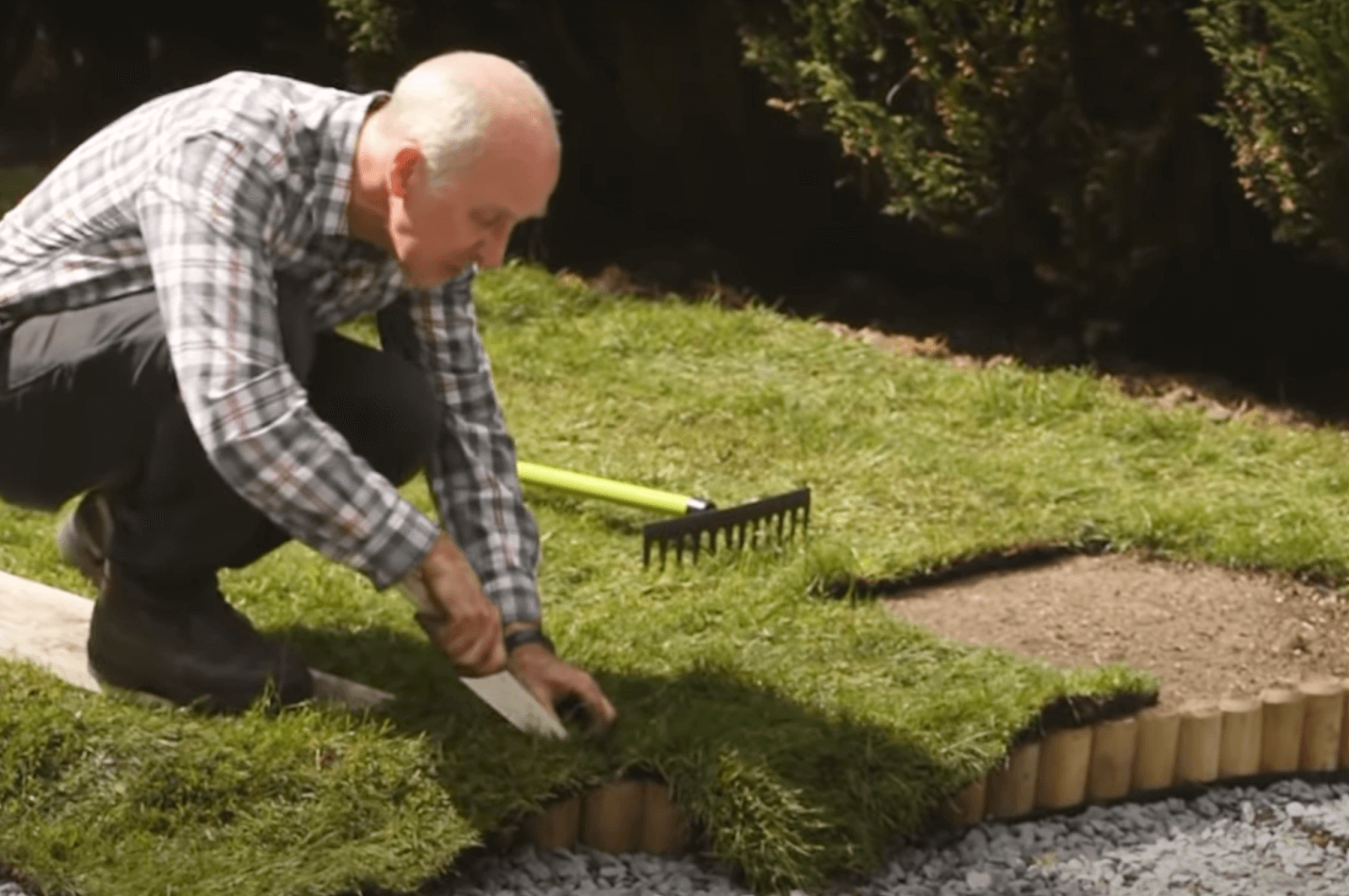 Step 2 - Trim Sod Edges